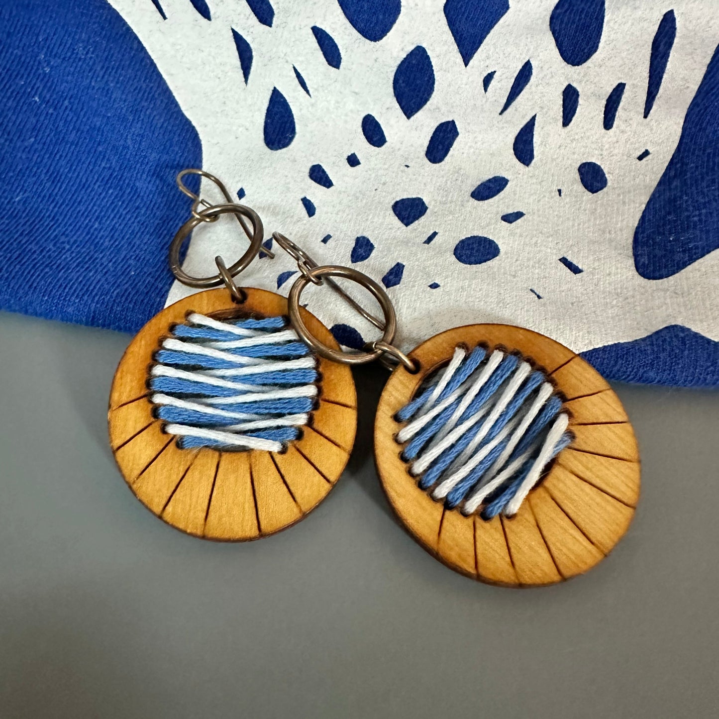 Game Day Handwoven Earrings
